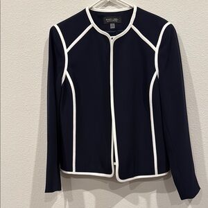 Black Label Navy and White Blazer